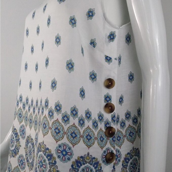 J Jill 100% linen sleeveless top - Picture 2 of 6